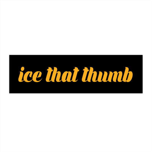 Ice That Thumb DL Sticker