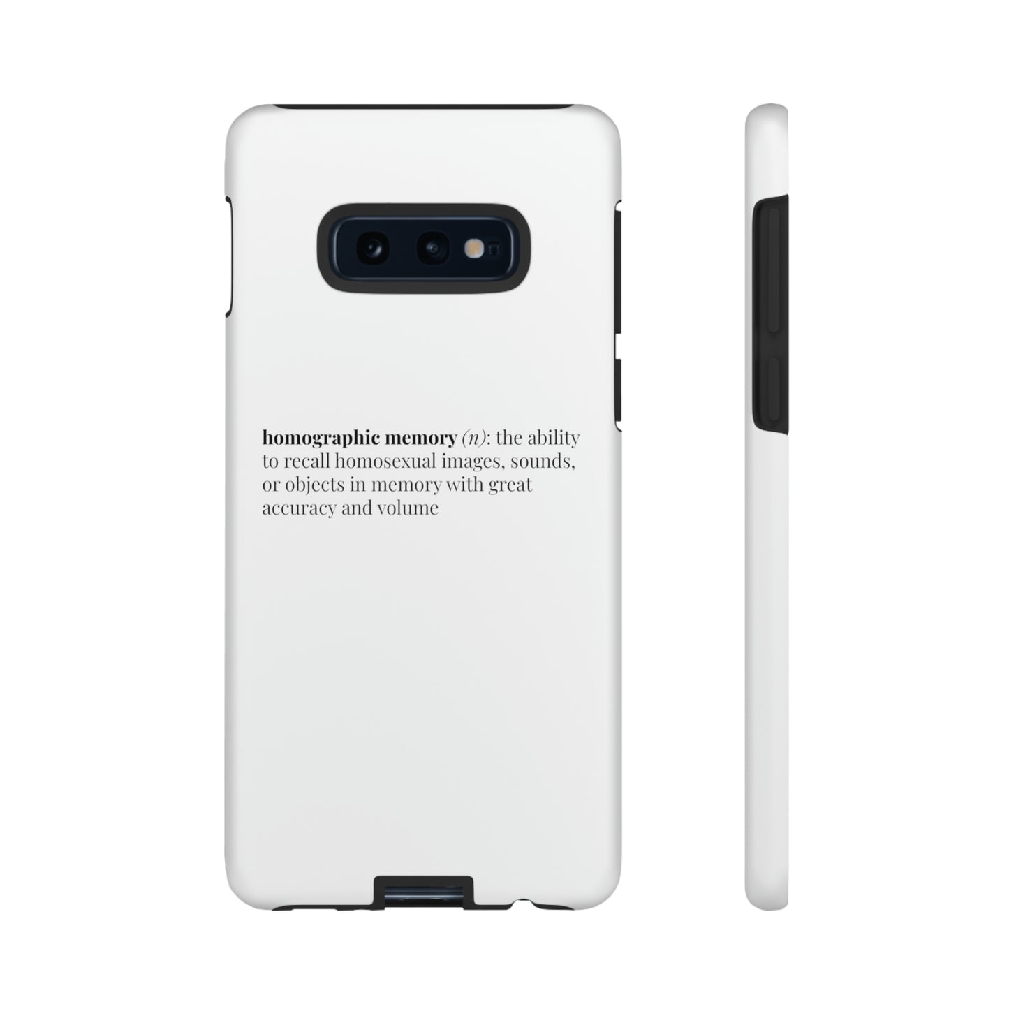 Homographic Memory White Phone Case