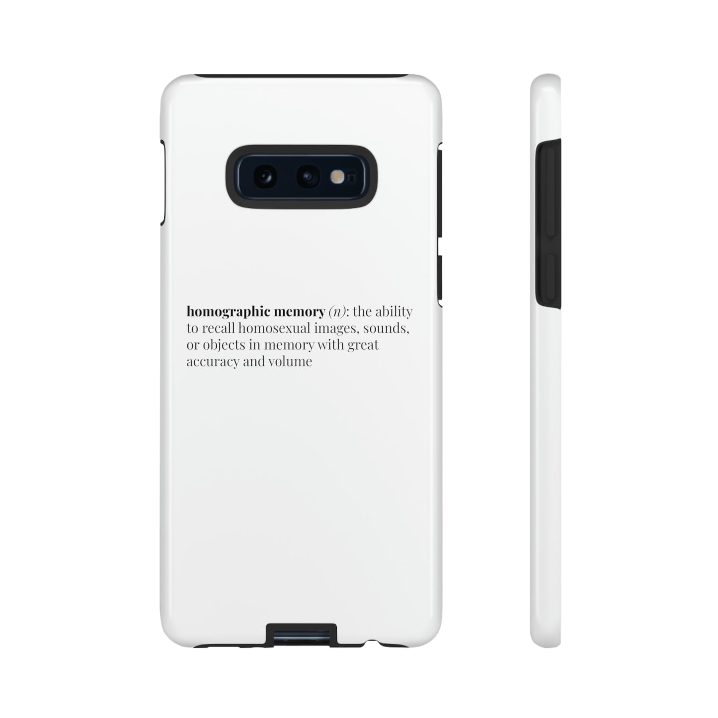 Homographic Memory White Phone Case