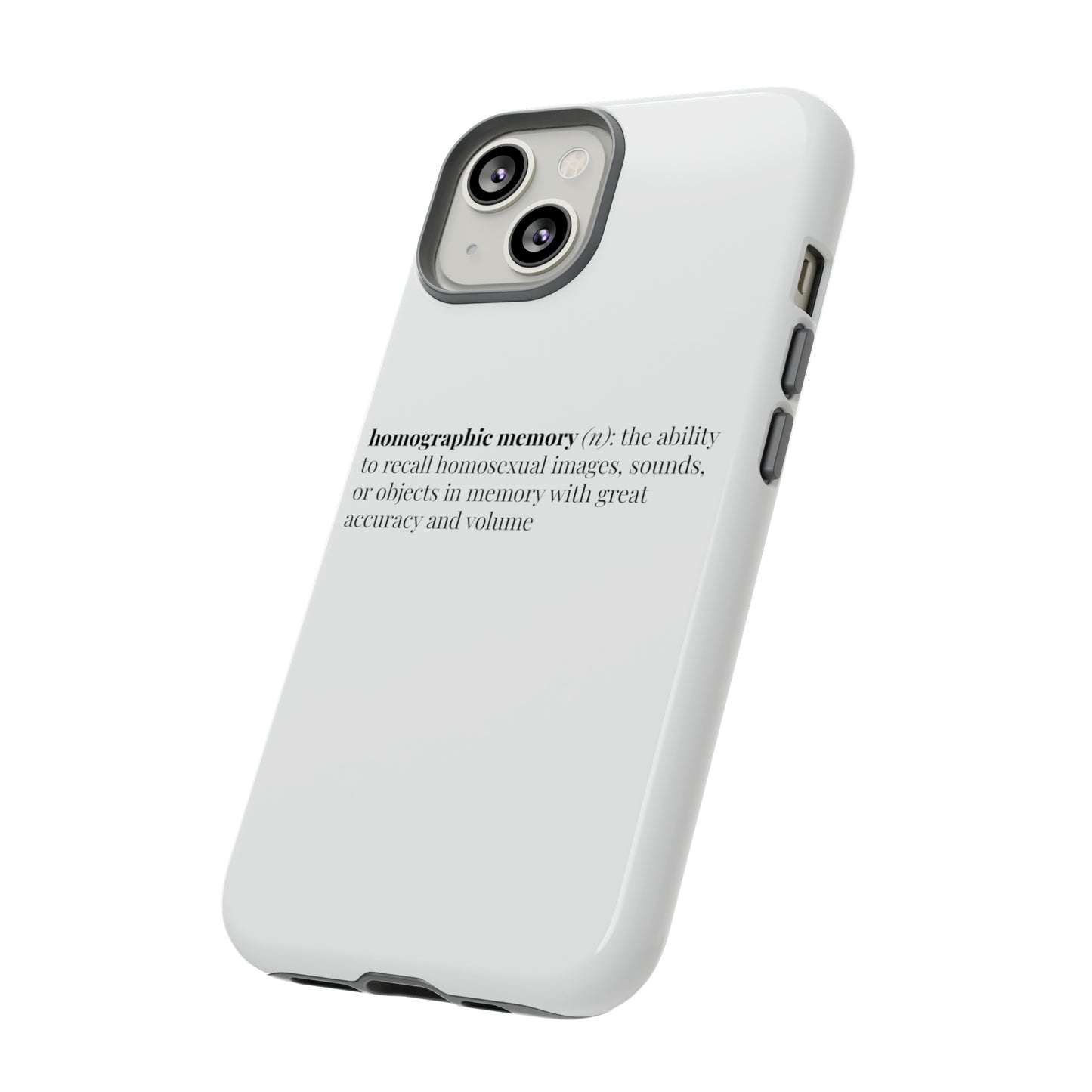 Homographic Memory White Phone Case