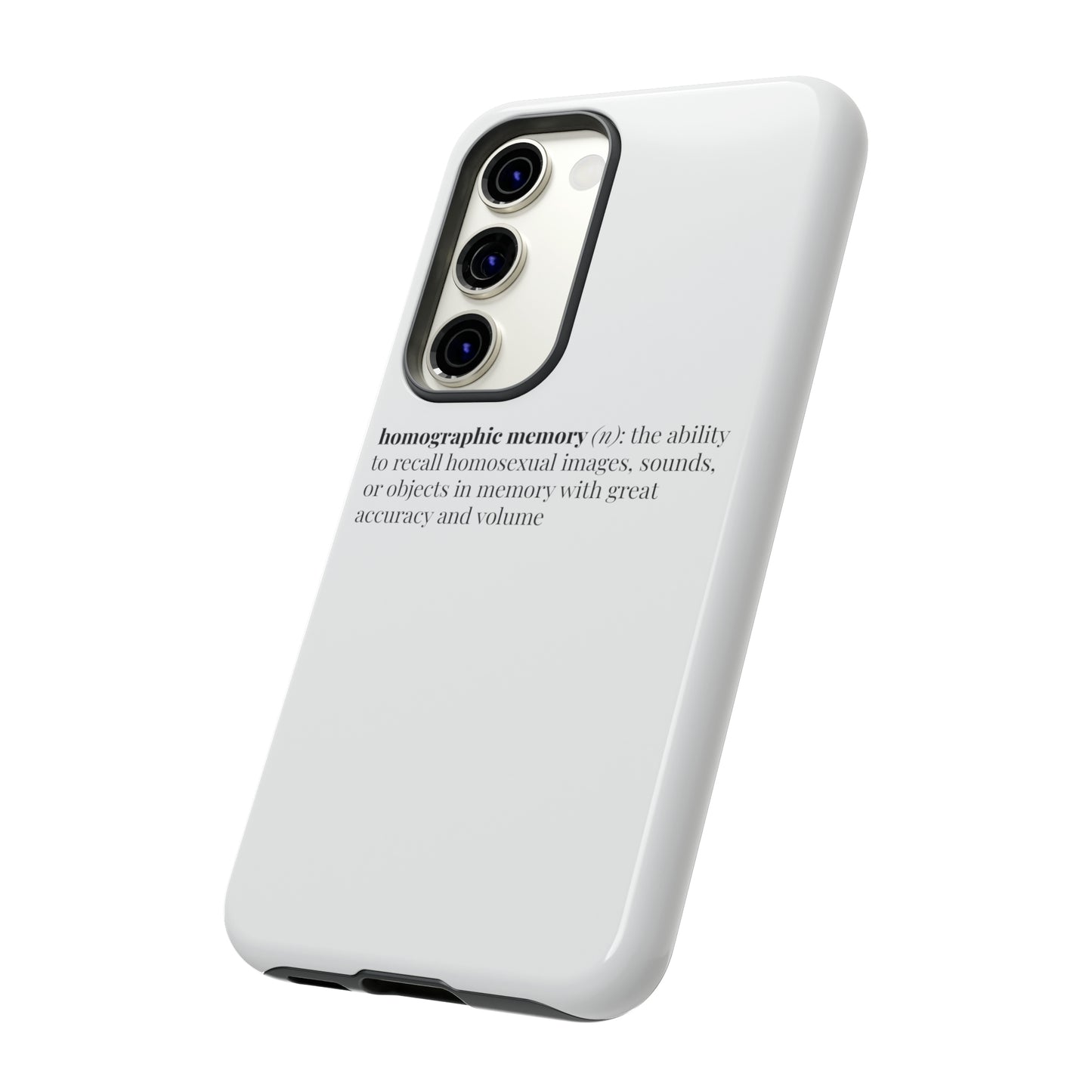 Homographic Memory White Phone Case