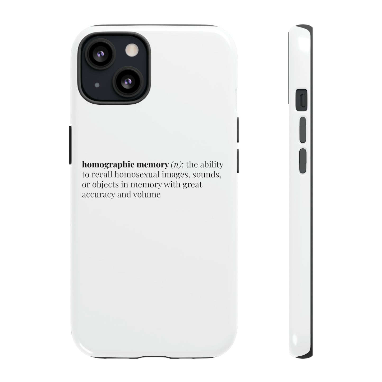 Homographic Memory White Phone Case