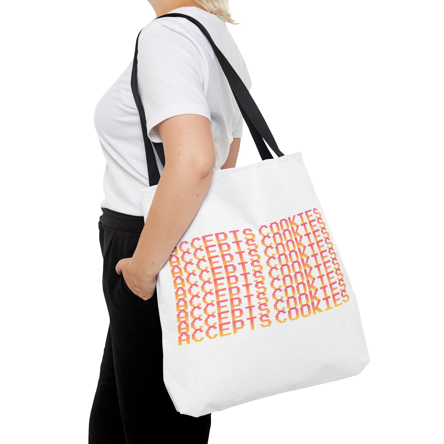 Accepts Cookies Sunrise Tote Bag