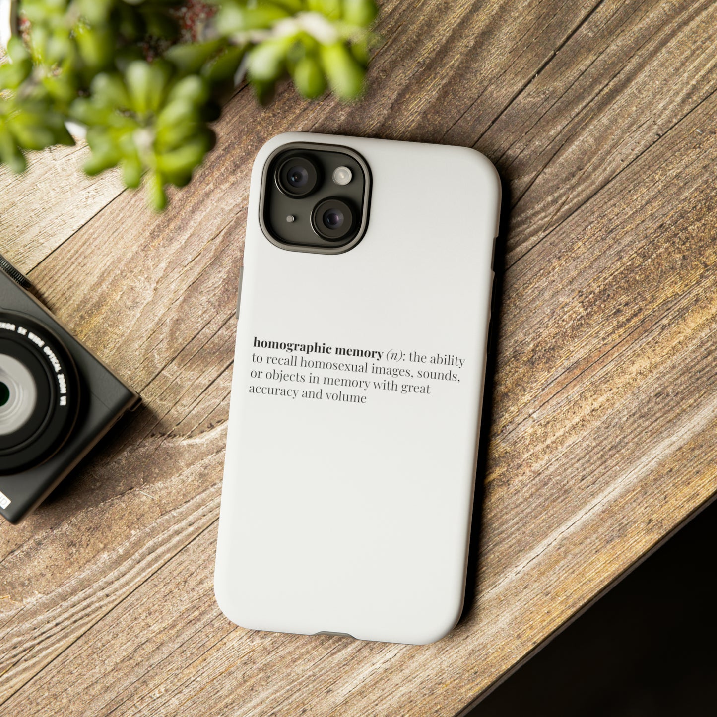 Homographic Memory White Phone Case