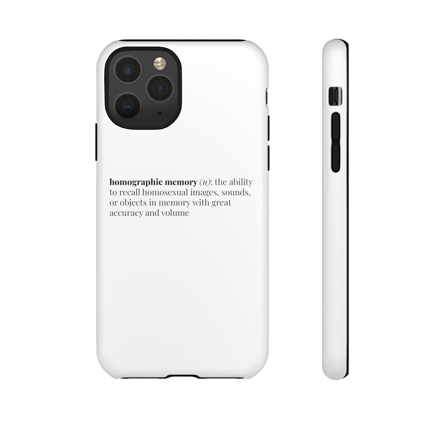 Homographic Memory White Phone Case